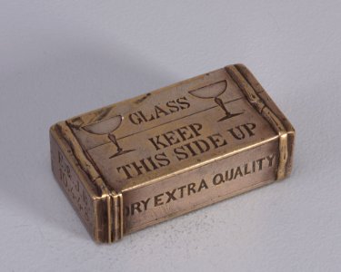 Bollinger Champagne Crate Matchsafe, late 19th century (CH 18494813)