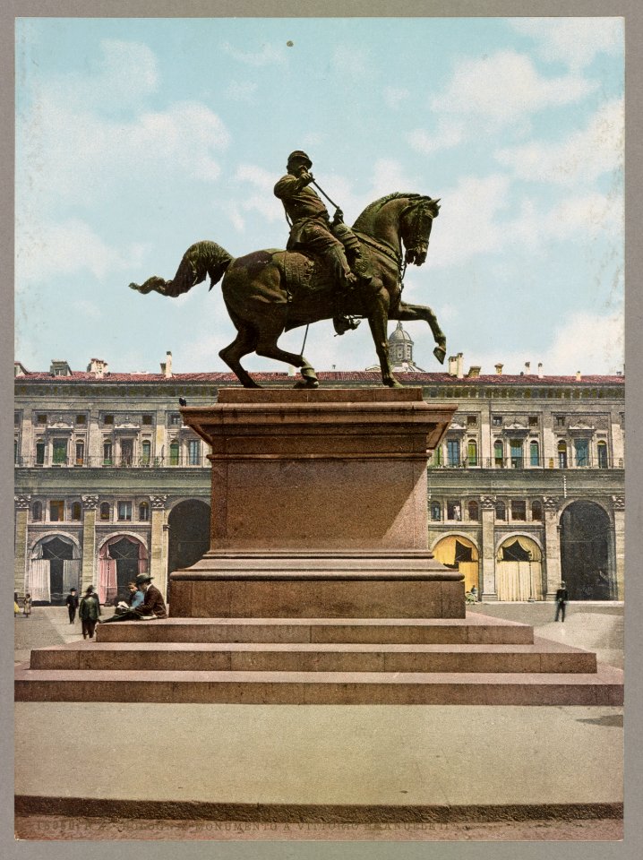 Bologna. Monumento a Vittorio Emanuele II LOC ppmsca.52649