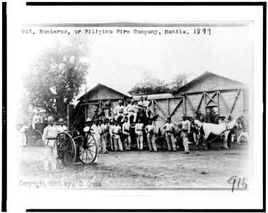Bomberos, or Filipino Fire Company, Manila LCCN93506803