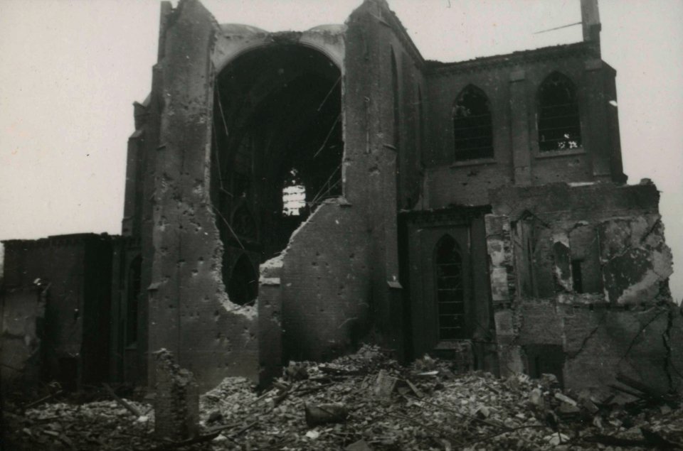 Bombardement Nijmegen - Fotodienst der NSB - NIOD - 156069