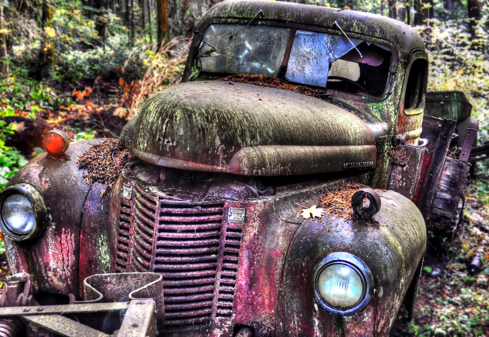Old vintage automobile