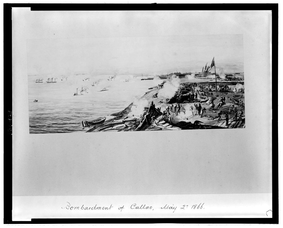 Bombardment of Callao, May 2, 1866 LCCN2006676643