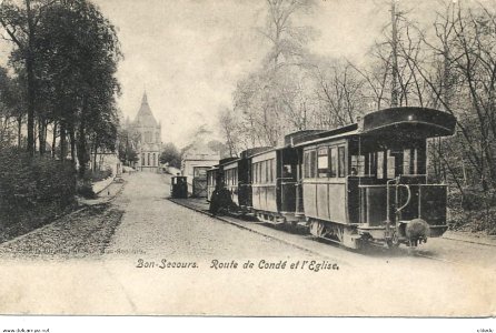Bon Secours. Route de Condé et Eglise