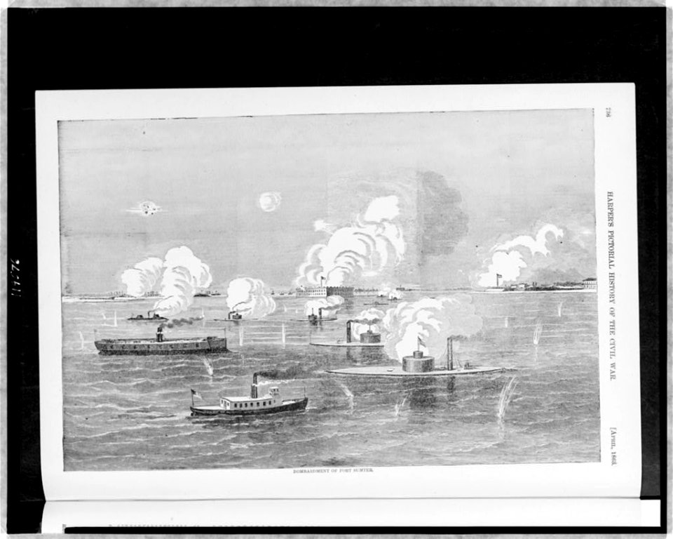 Bombardment of Fort Sumter LCCN97516939