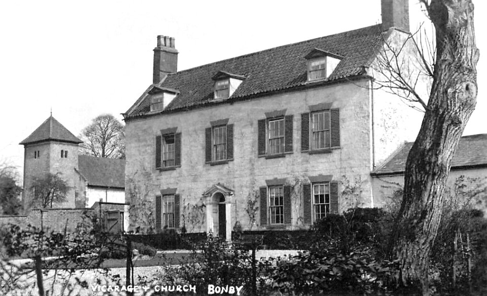 Bonby Vicarage and Church, 1916