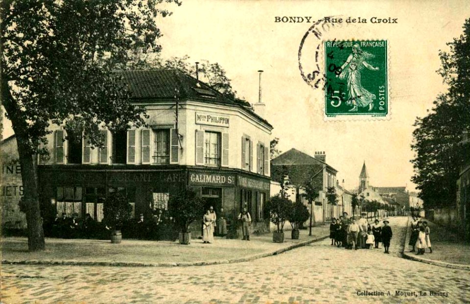 Bondy.Rue de la Croix et rue Polissard