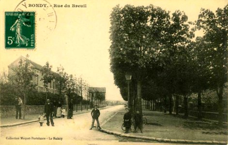 Bondy.Rue du Breuil