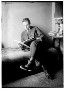 Bonelli (seated in bed, reading) LCCN2014713618