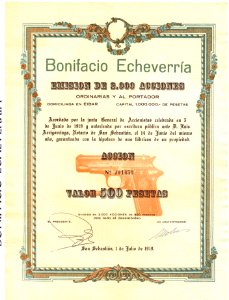 Bonifacio Echeverria 1919