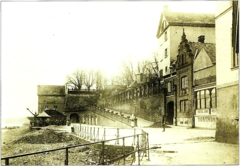 Bonn Alter Zoll Rheinkran Oberbergamt 1860
