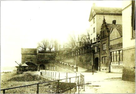 Bonn Alter Zoll Rheinkran Oberbergamt 1860