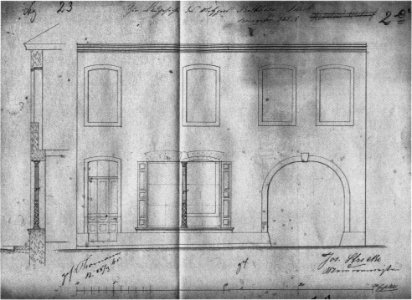 Bonn Gudenauer Hof Entwurf Umbau 1865