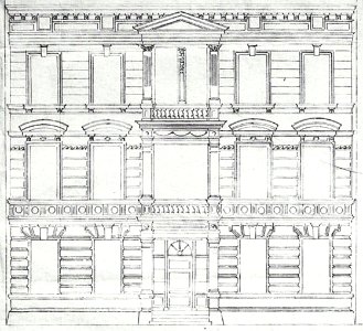Bonn Haus von Recklinghausen III Aufriss Umbau 1877