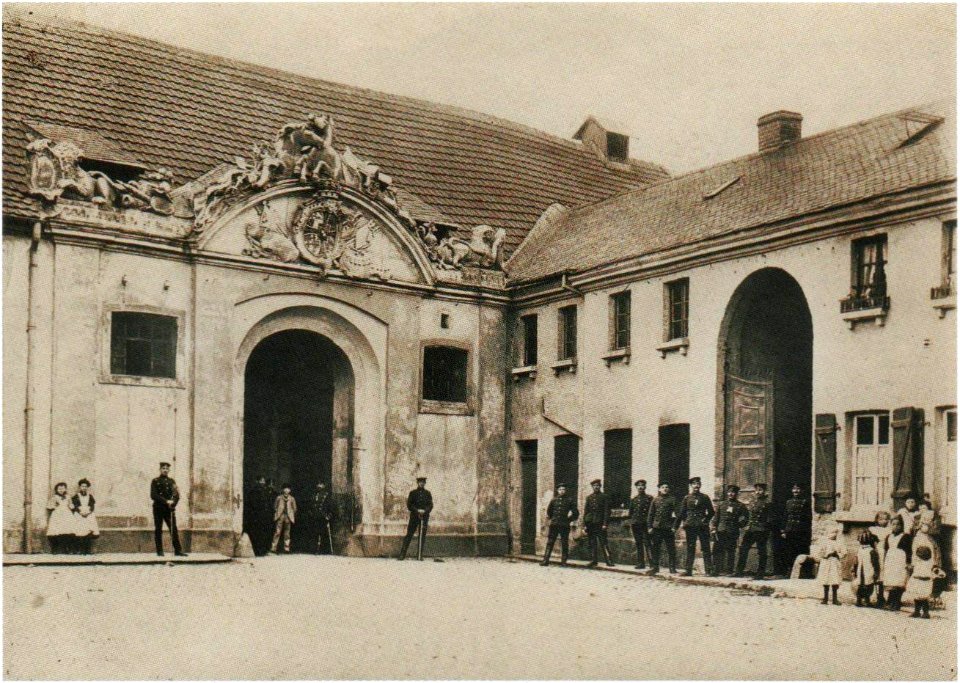 Bonn Friedensplatz Marstall vor 1908