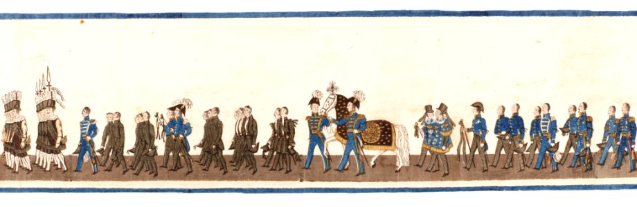 Bonad, Karl XIV Johans begravning - Livrustkammaren - 87706