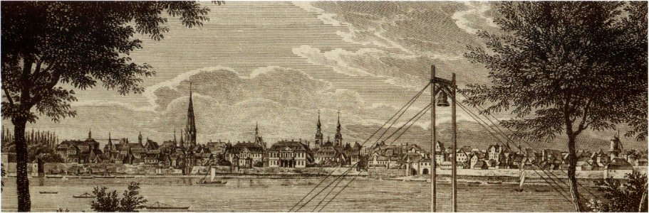 Bonn Kupferstich Ernst Fries Ludwig Friedrich Schnell