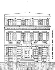 Bonn Villa Frank Aufriss Mittelrisalit 1913