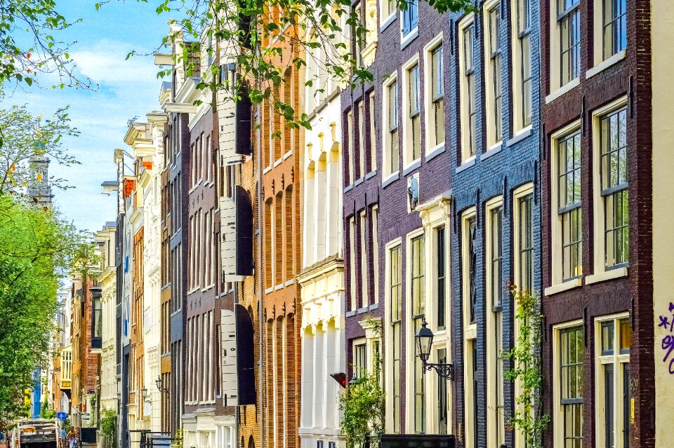 Brick painted brick city