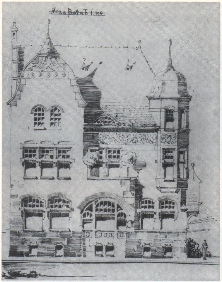 Bonn-Südstadt Königstraße 93 Entwurf 1900
