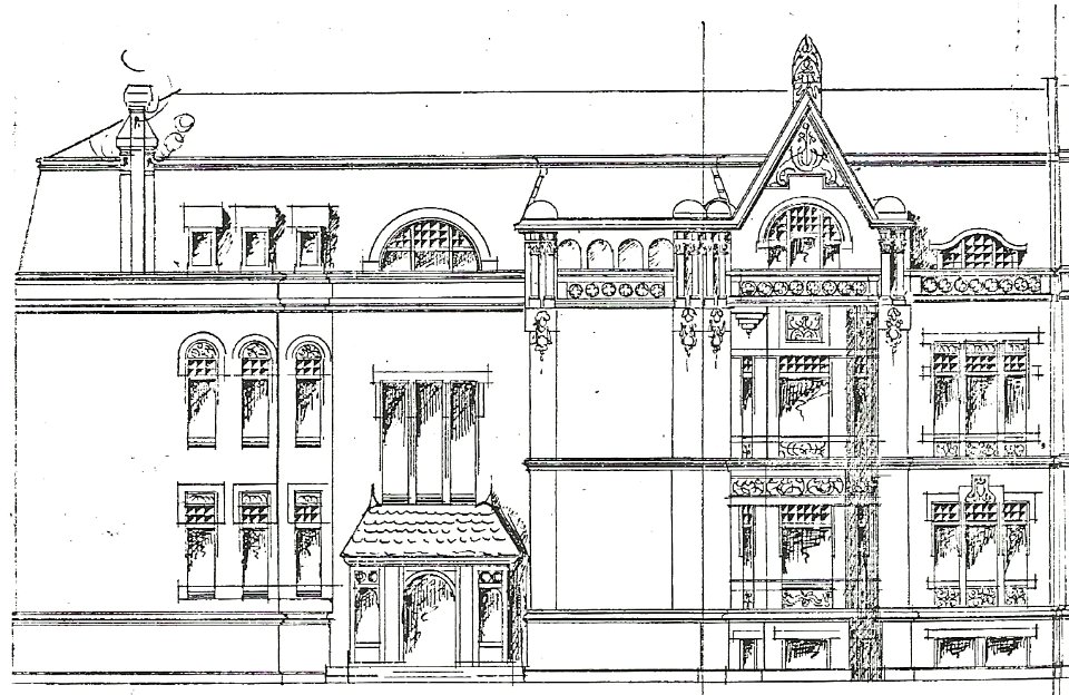 Bonn Kaiser-Friedrich-Straße 3 Aufriss 1902