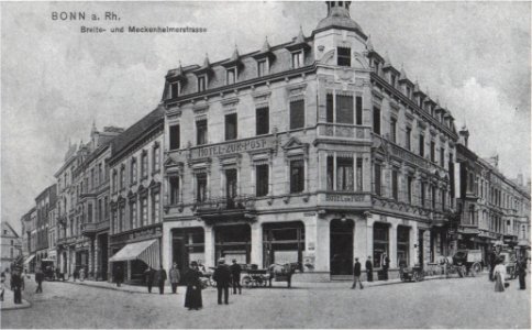 Bonn Meckenheimer Straße Breite Straße 1909 photo