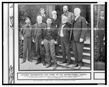 Booker Washington and some of his distinguished guests LCCN2004679030