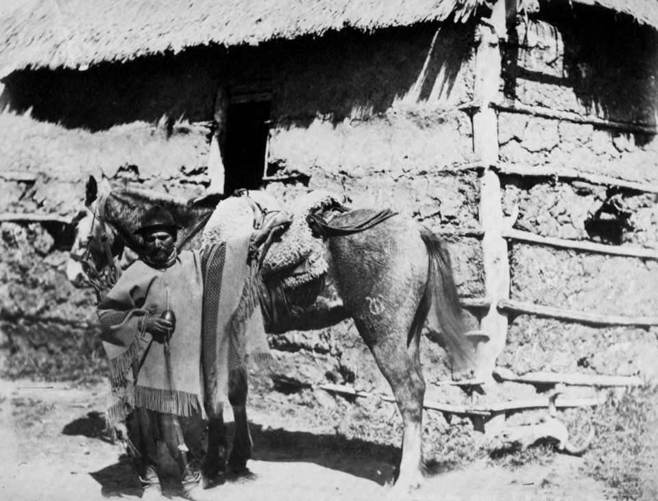 Boote, Samuel - Gaucho mit seinem Pferd (Zeno Fotografie)