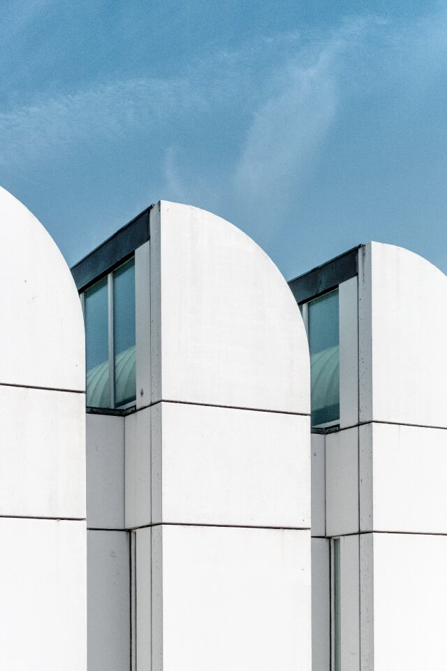 Building structure blue