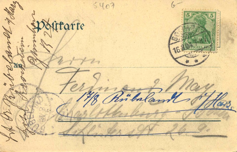 Boppard (Rhein), Rheinland-Pfalz - Stadtansicht; Dampfer (back) (Zeno Ansichtskarten)
