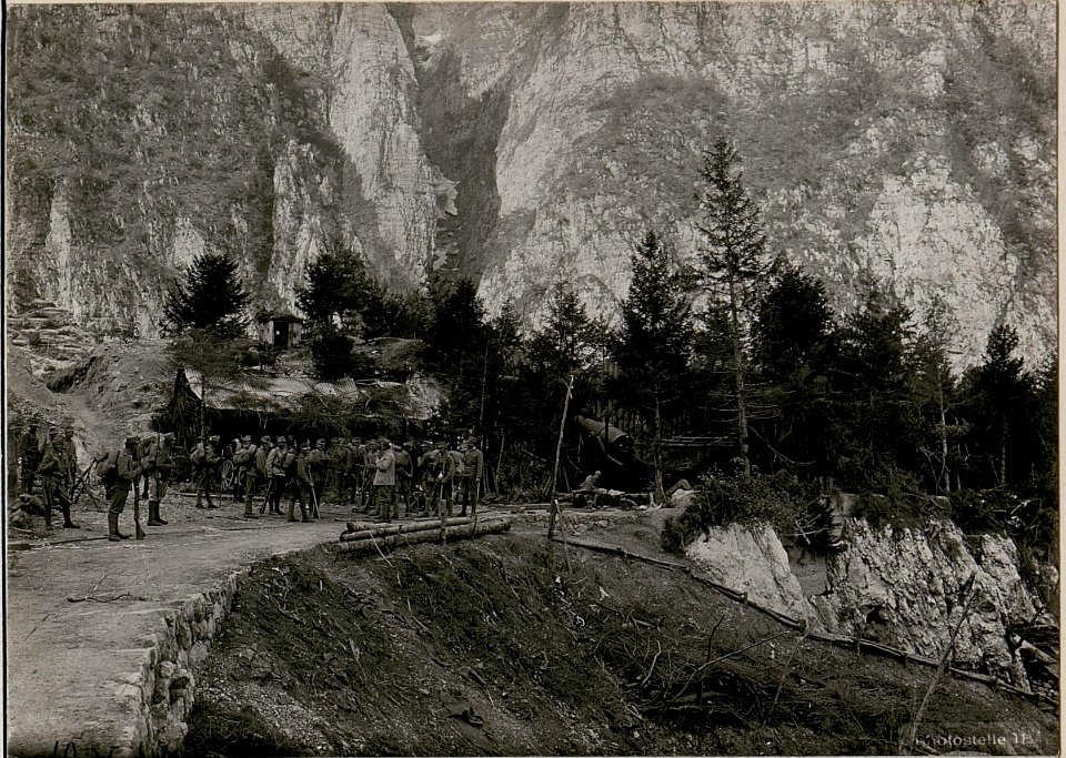 Borcola-Pass, Italienischer 28 cm Mörser (BildID 15736174)