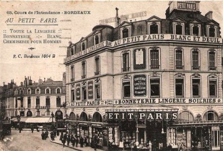 Bordeaux - Au Petit Paris - 65 cours de l'Intendance