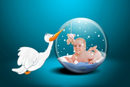 Daughter son pacifier
