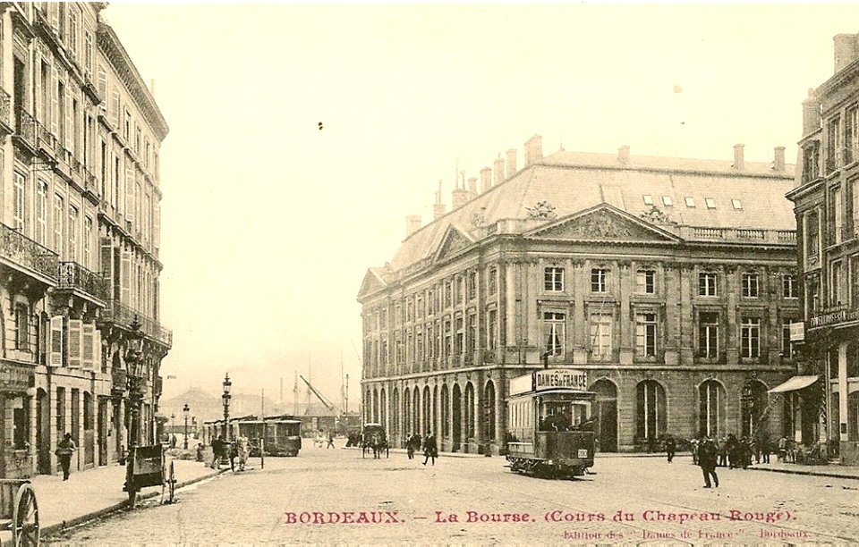 Bordeaux - Bourse et cours au Chapeau-Rouge 1