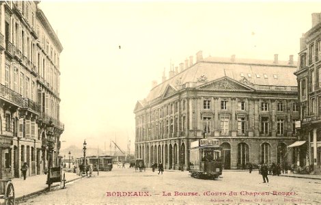 Bordeaux - Bourse et cours au Chapeau-Rouge 1