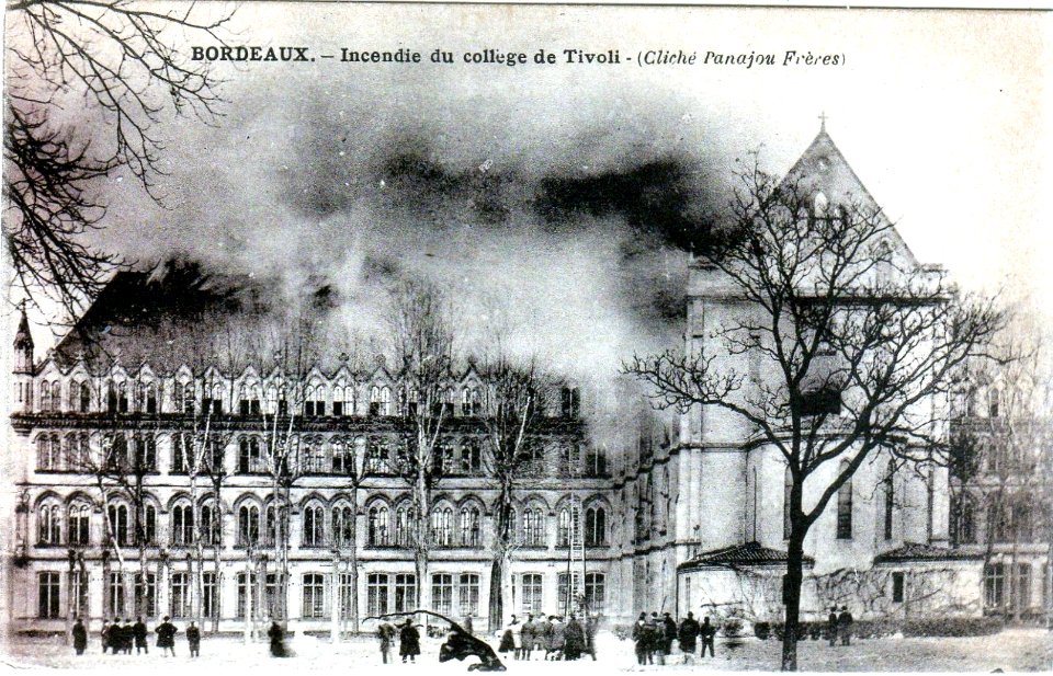 Bordeaux - collège Tivoli -incéndie 1 (2)