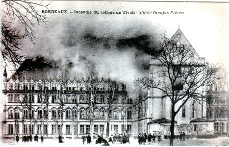Bordeaux - collège Tivoli -incéndie 1 (2)