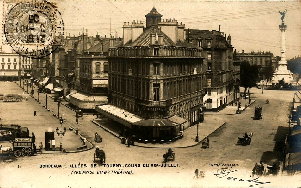 Bordeaux - cours du XXX juillet