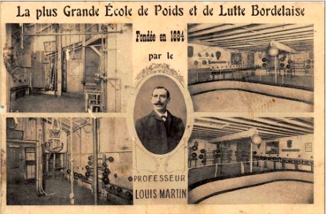 Bordeaux - Ecole de poids et de lutte 1
