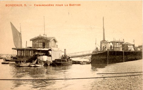 Bordeaux - Embarcadère pour La Bastide (1906) photo