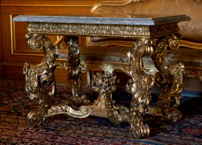 Bord i stora salongen. Barock - Hallwylska museet - 106998