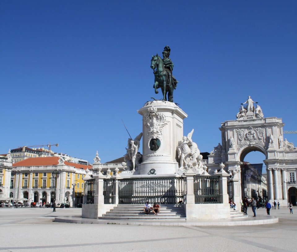 Lisbon famous square may 2017