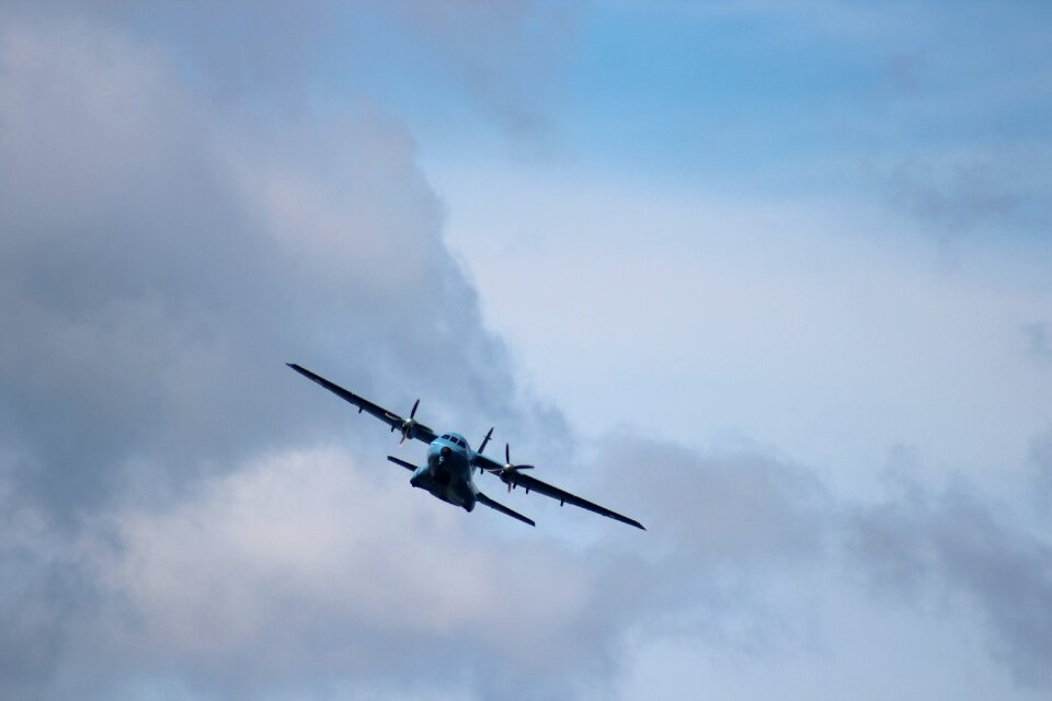 Airshow airplane flight