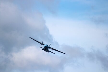 Airshow airplane flight