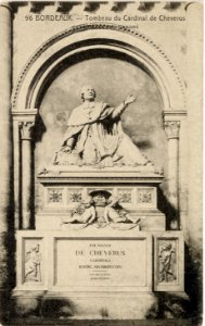 Bordeaux - Cathédrale Saint-André - monument du Cardinal de Chevrus