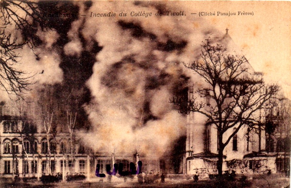 Bordeaux - collège Tivoli -incéndie 3