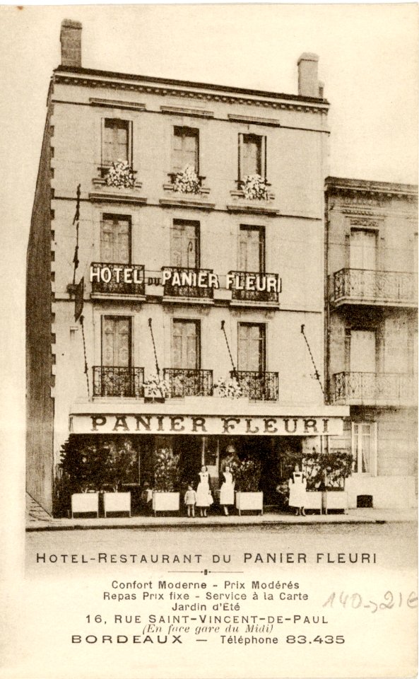 Bordeaux - Hôtel du Pannier Fleuri