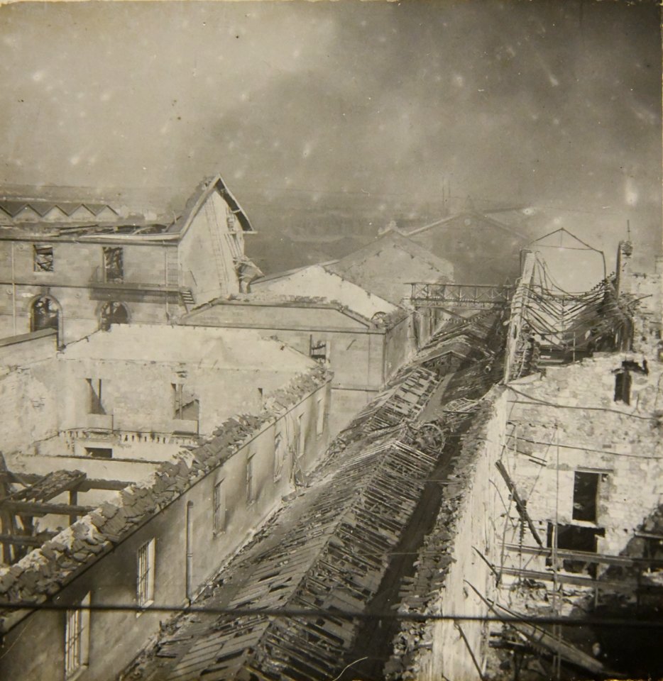 Bordeaux - Incendie des Huileries Mauret et Prom à Bacalan (1906) 1 a
