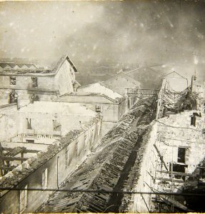 Bordeaux - Incendie des Huileries Mauret et Prom à Bacalan (1906) 1 b