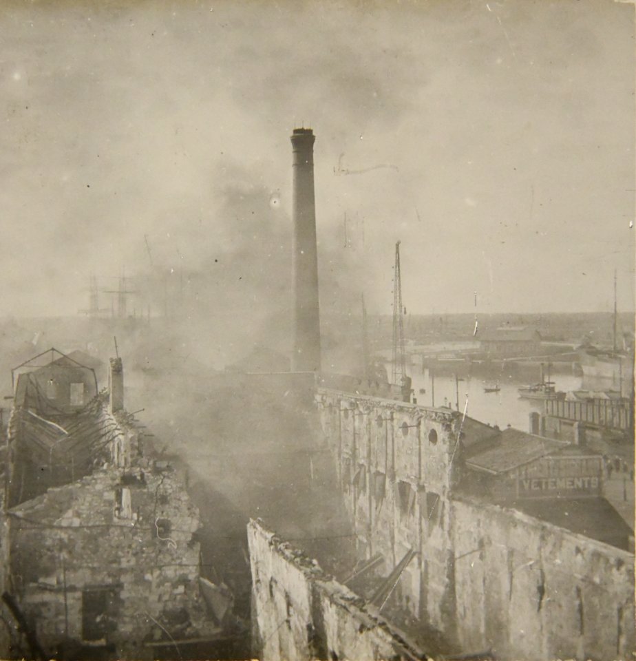 Bordeaux - Incendie des Huileries Mauret et Prom à Bacalan (1906) 2 a