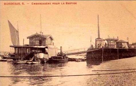 Bordeaux - embarcadère pour la Bastide (anon) photo